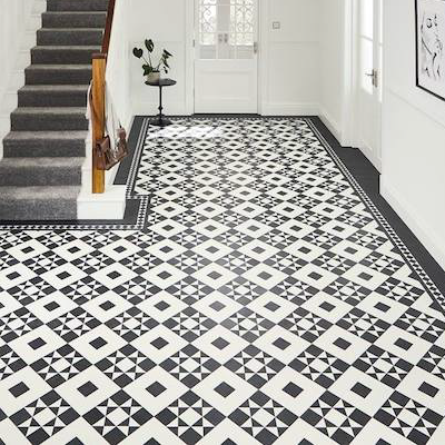 Karndean flooring - unique black and white